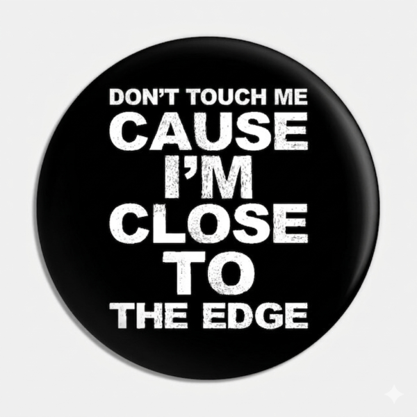 Group logo of Don’t touch me coz I’m close to the edge
