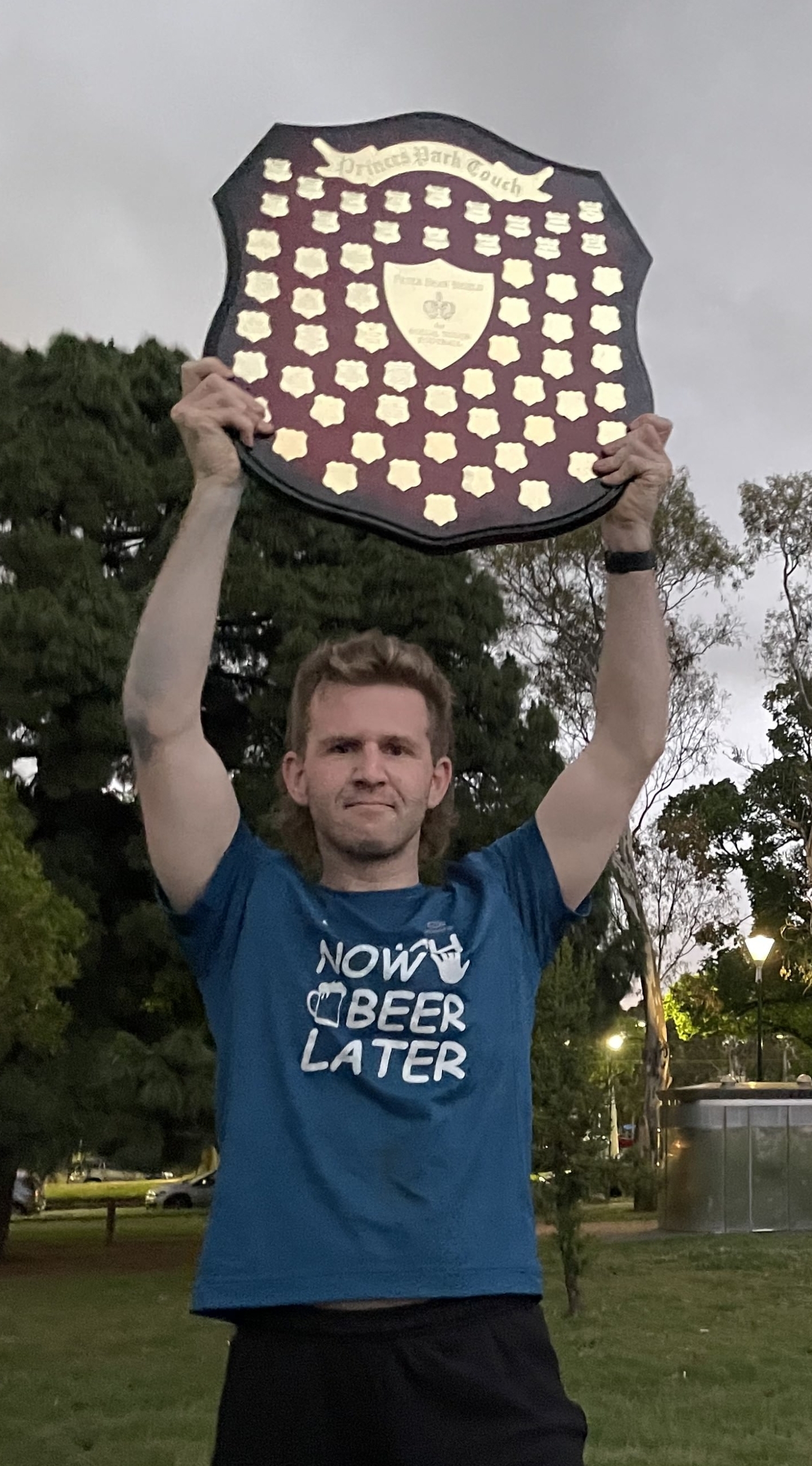 Daniel Neeve and the shield
