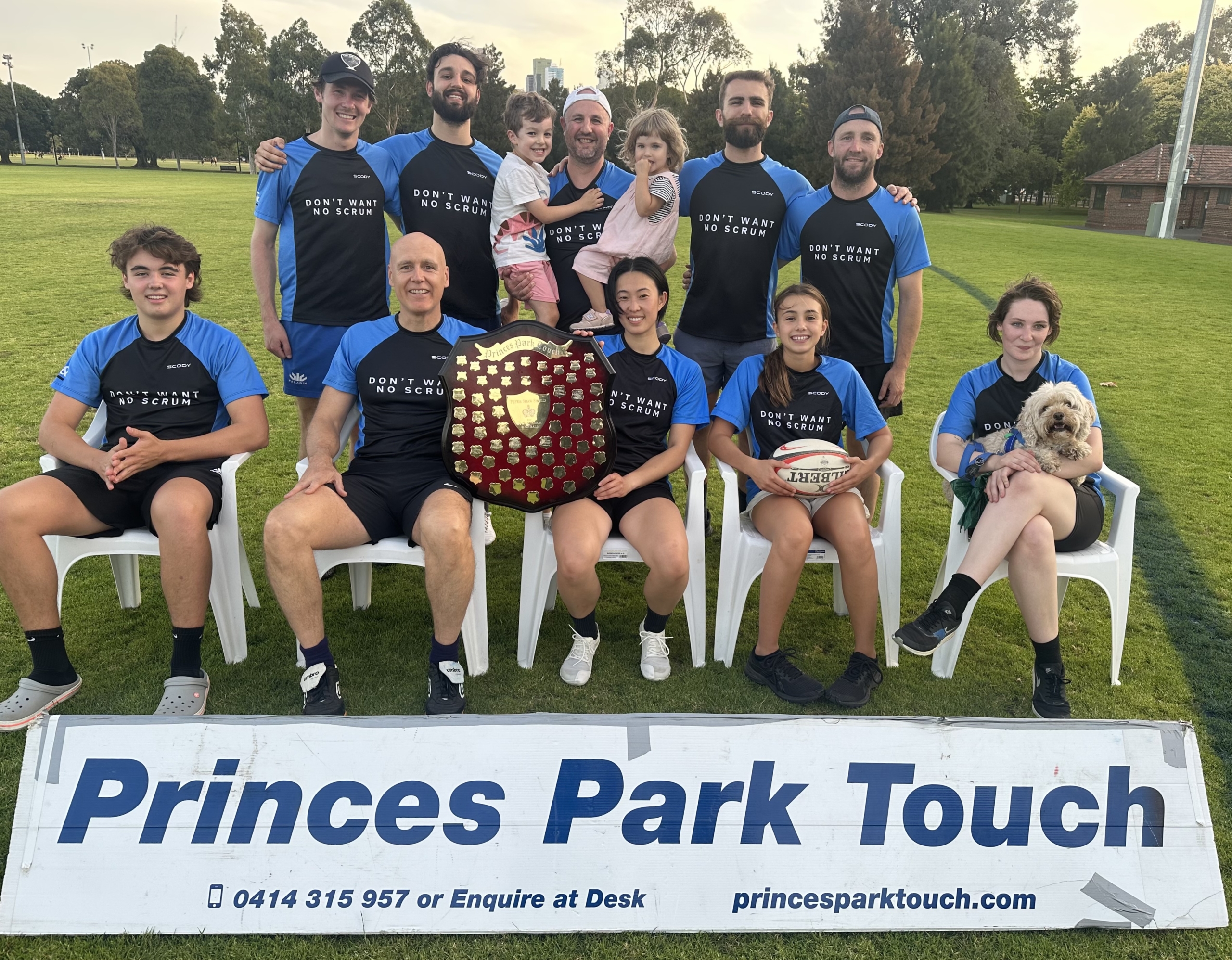 Don't want no scrum - with the shield