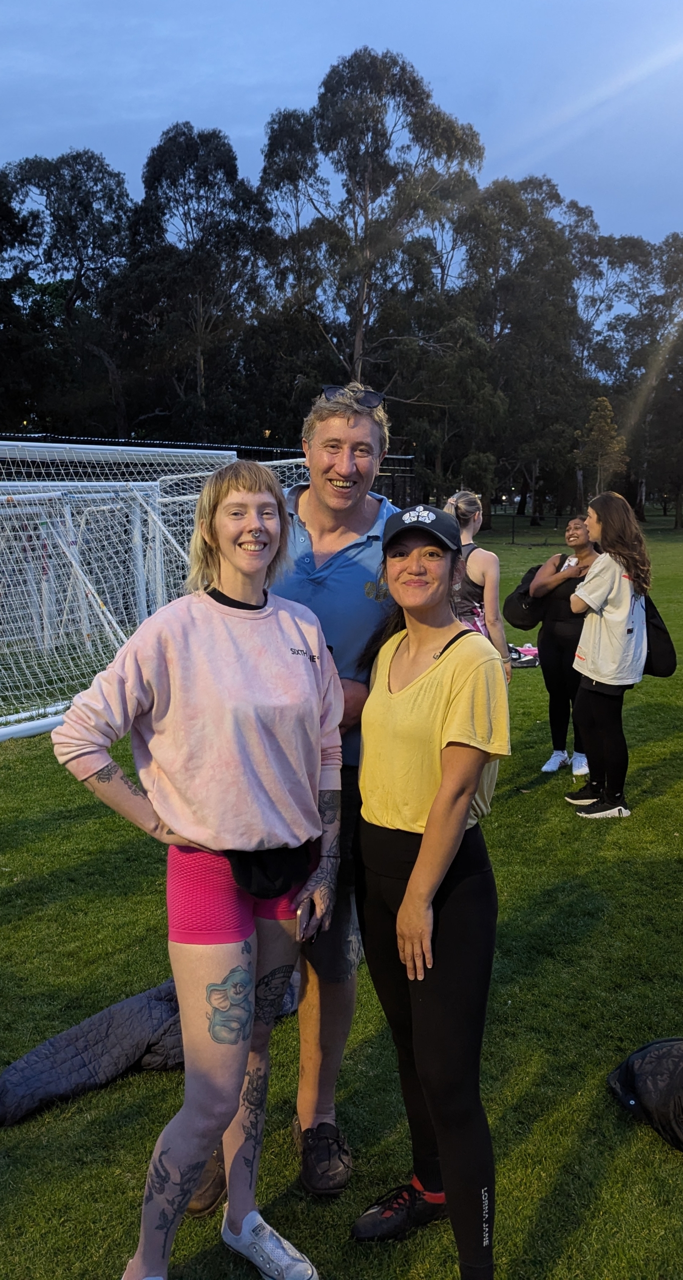 Pete, Mandy, and Christine