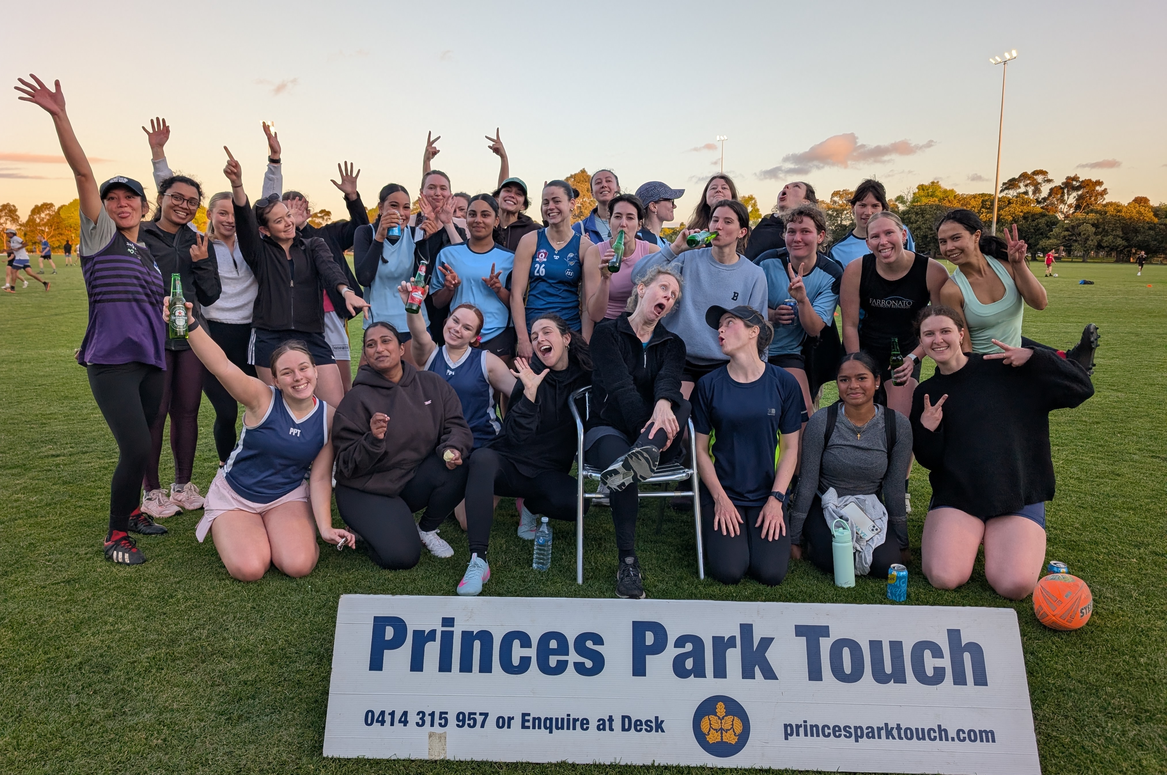 Womens group photo - silly
