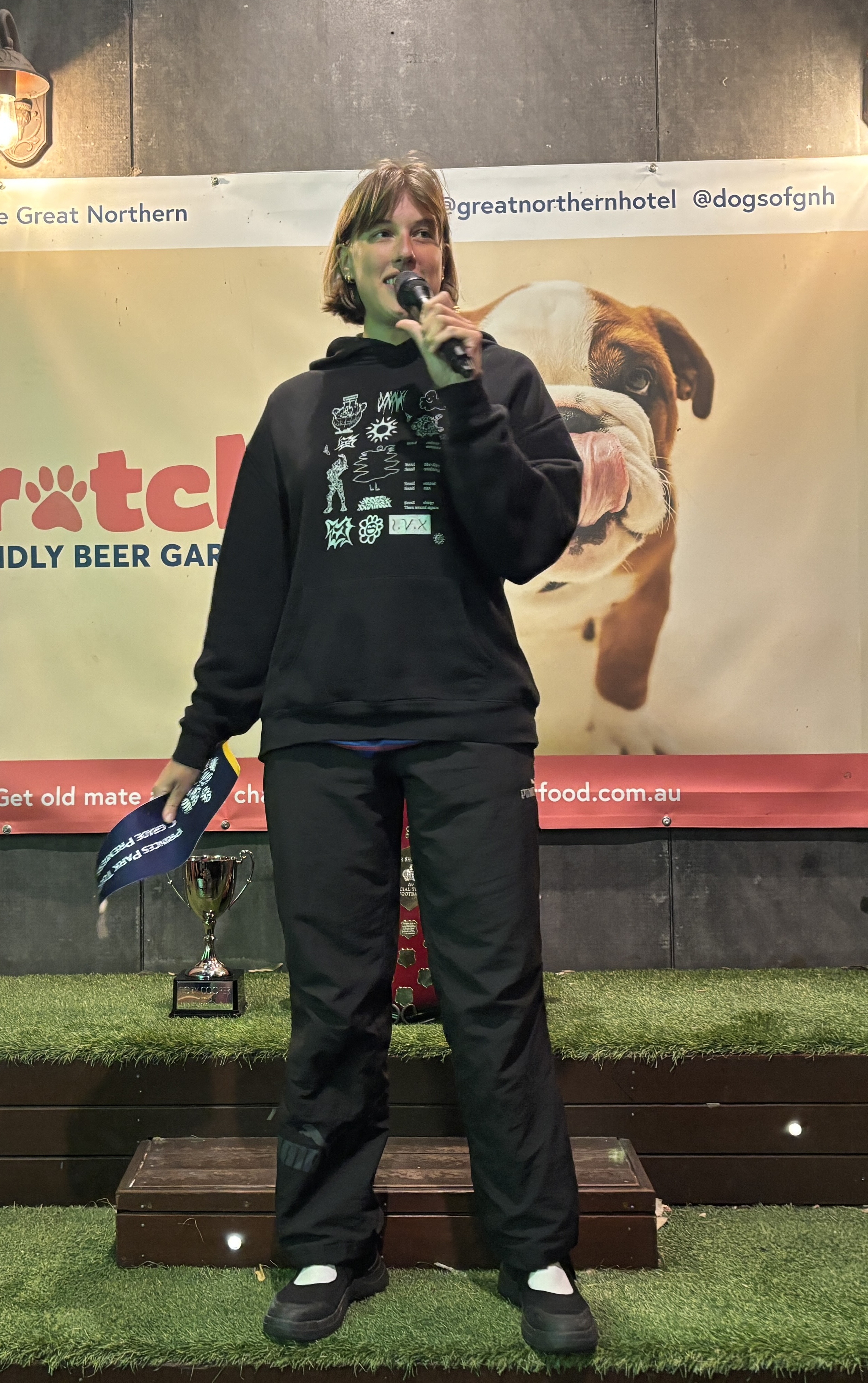 Hoonies captain - Holly Wilson