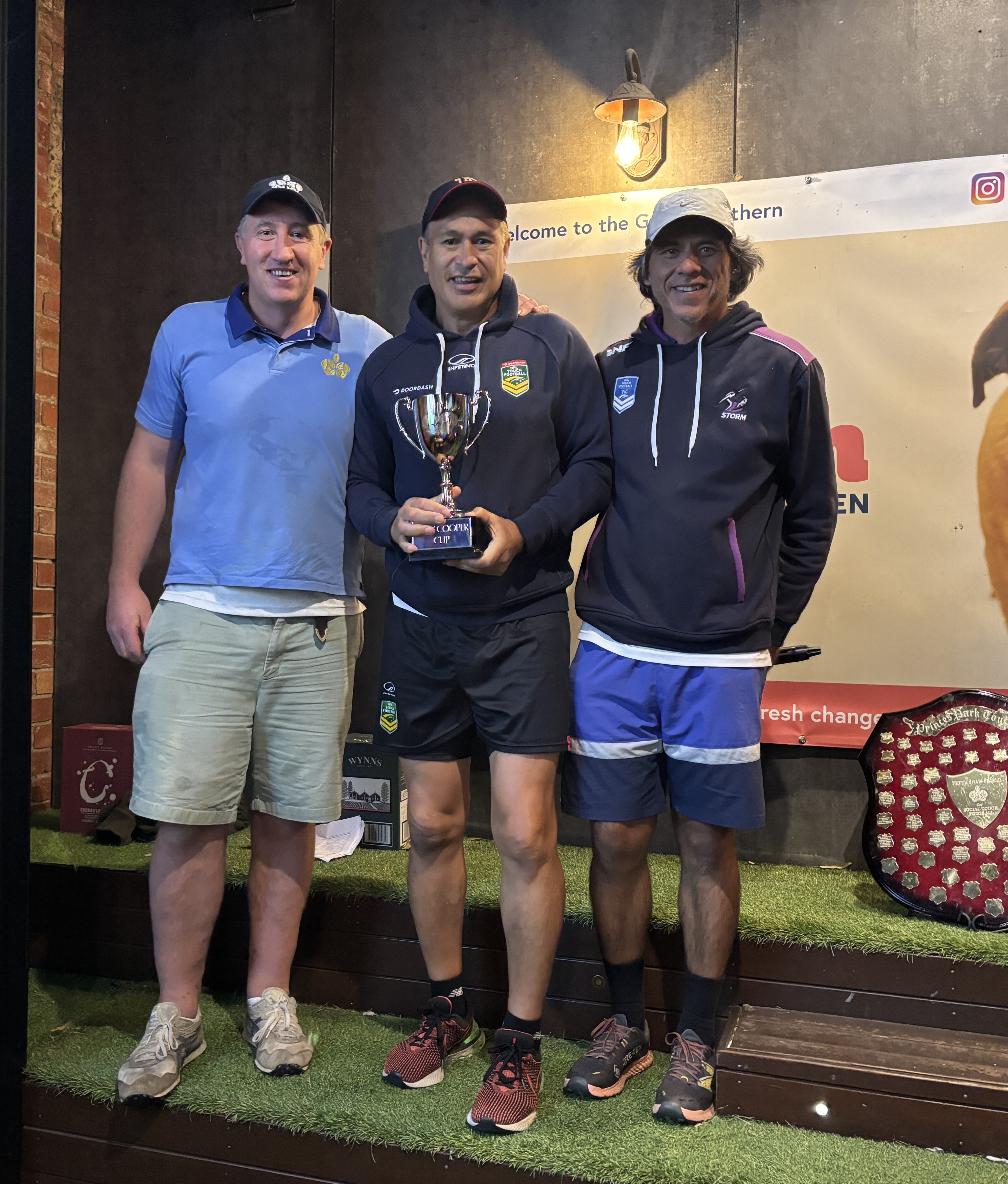 Toby Cooper trophy winner Namu Parata
